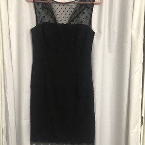 Karen Mullen black sleeveless cocktail dress